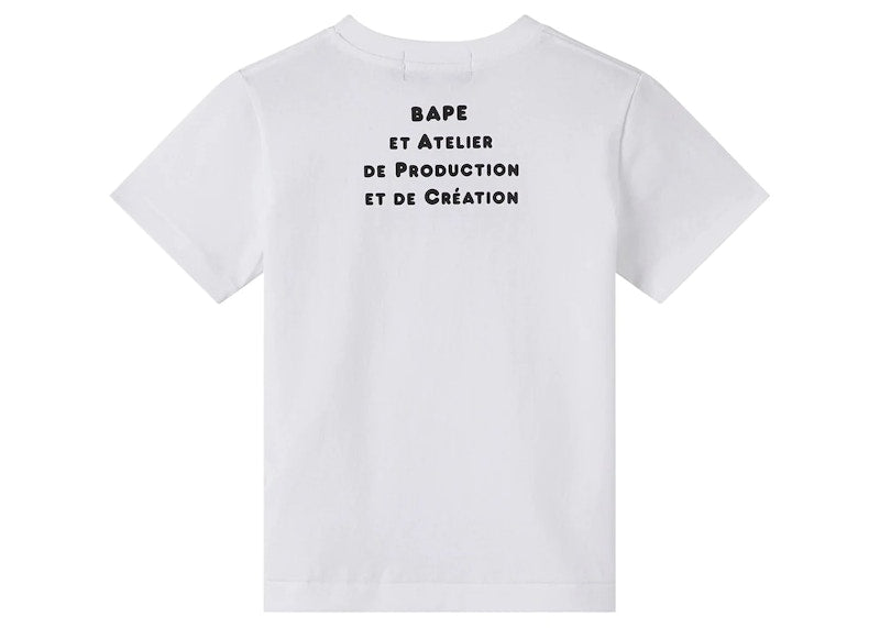 BAPE x A.P.C Kids Milo Cloud T-shirt White