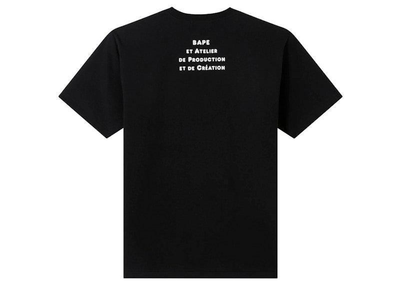 BAPE x A.P.C. Kids Milo Wide T-Shirt Black