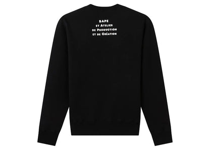 BAPE x A.P.C Milo Cloud Sweatshirt Black