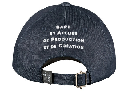 BAPE x A.P.C. Milo on APC Denim Cap Indigo