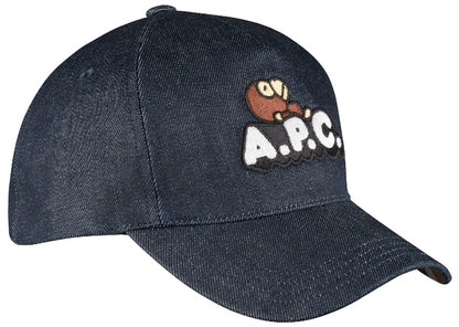 BAPE x A.P.C. Milo on APC Denim Cap Indigo