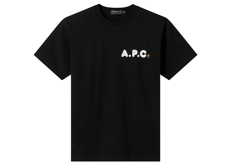 BAPE x A.P.C. Milo on APC Wide T-Shirt Black
