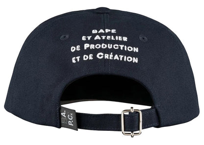 BAPE x A.P.C Moe-Moe Baseball Cap Navy Blue
