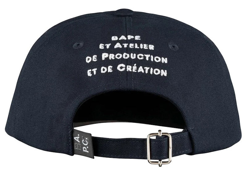 BAPE x A.P.C Moe-Moe Baseball Cap Navy Blue