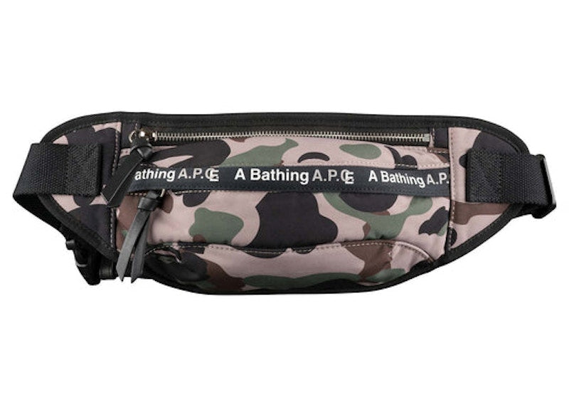 BAPE x A.P.C Pizza Body Bag Khaki Green
