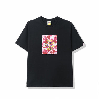 BAPE x Anti Social Social Club ABC Camo Box Tee Black/Pink
