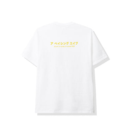 BAPE x Anti Social Social Club ABC Camo Box Tee White/Pink