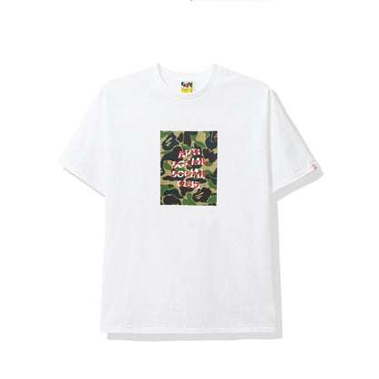 BAPE x Anti Social Social Club ABC Camo Box Tee White/Green