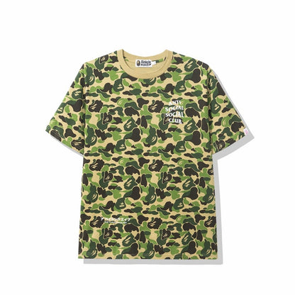 BAPE x Anti Social Social Club ABC Camo Tee Green