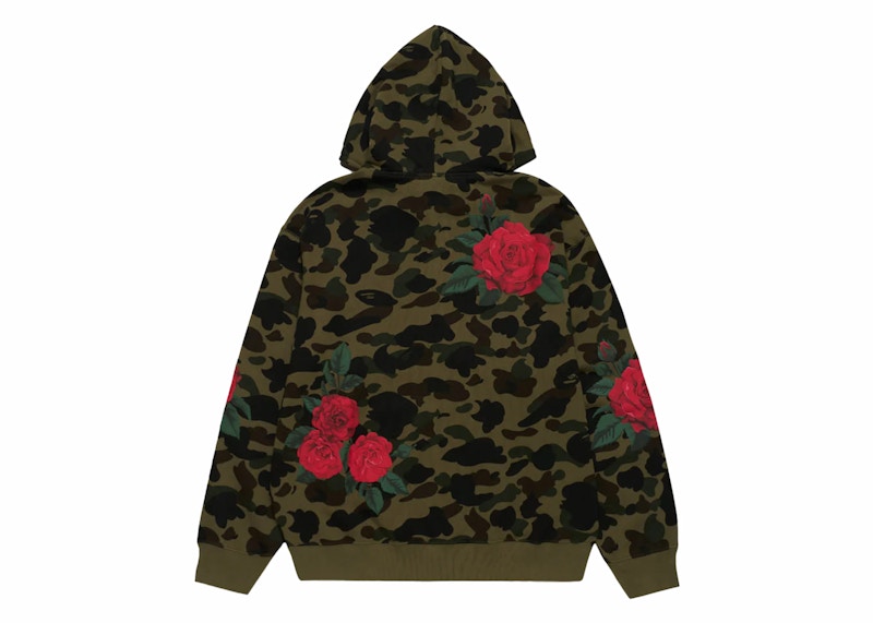 BAPE x Anti Social Social Club Full Zip Hoodie Green