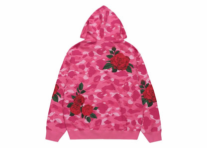 BAPE x Anti Social Social Club Full Zip Hoodie Pink