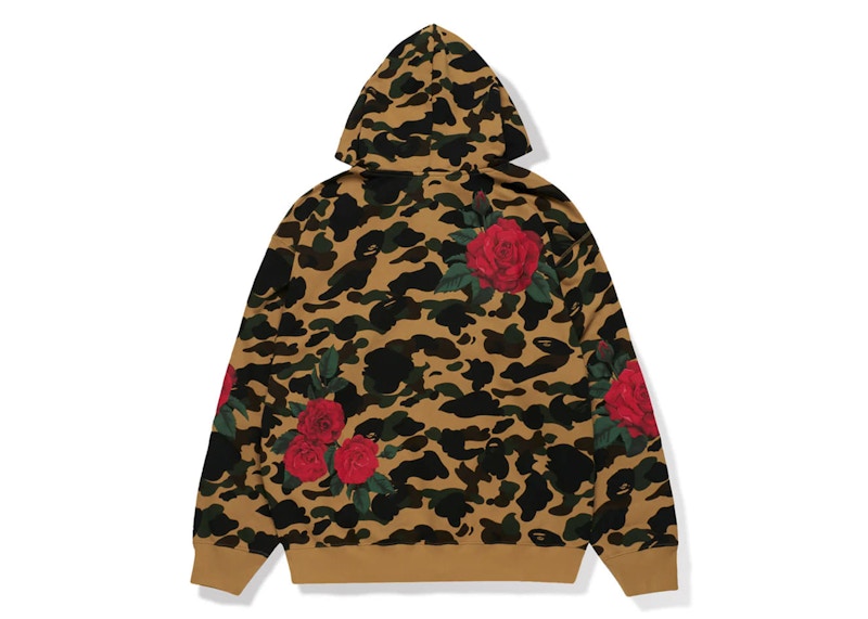 BAPE x Anti Social Social Club Full Zip Hoodie Yellow