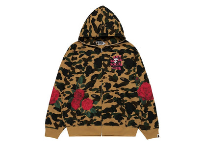 BAPE x Anti Social Social Club Full Zip Hoodie Yellow