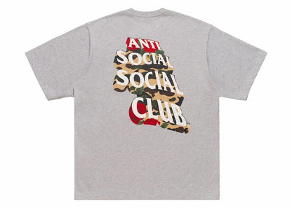 BAPE x Anti Social Social Club II Tee Grey