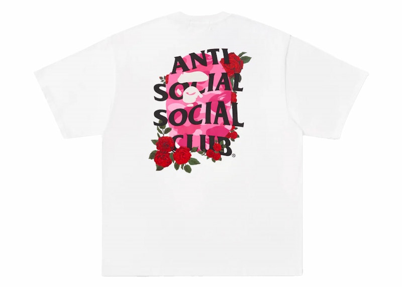 BAPE x Anti Social Social Club III Tee White