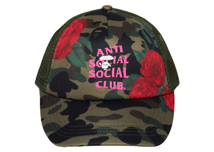 BAPE x Anti Social Social Club Mesh Cap Green