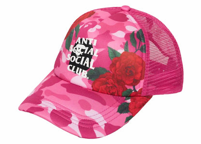 BAPE x Anti Social Social Club Mesh Cap Pink