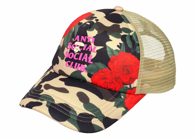 BAPE x Anti Social Social Club Mesh Cap Yellow