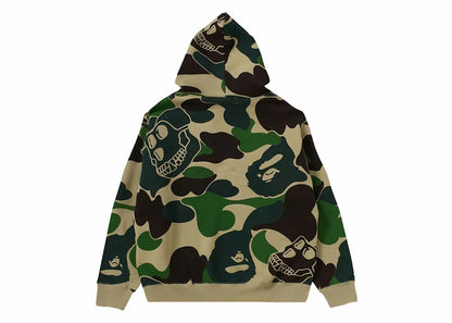 BAPE x BAYC Camo Pullover Hoodie Green