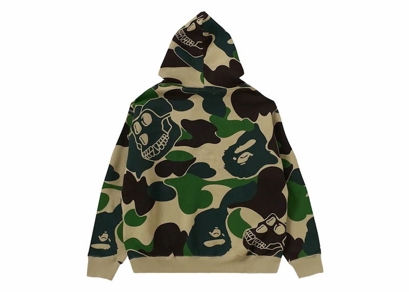 BAPE x BAYC Camo Pullover Hoodie Green