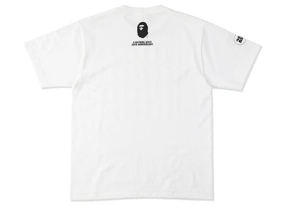BAPE x BE@RBRICK 28th Anniversary Tee White
