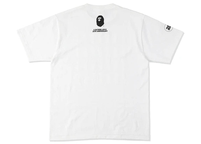 BAPE x BE@RBRICK 28th Anniversary Tee White
