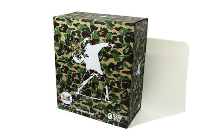 BAPE x Banksy Brandalism Flower Bomber Sculpture Green