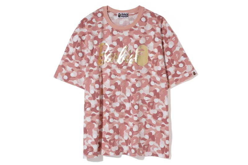 BAPE x Barbie Dot Camo Oversized Tee Pink