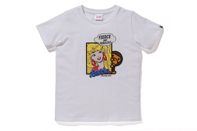 BAPE x Barbie Milo Tee White