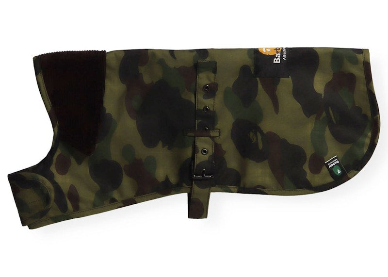 BAPE x Barbour 1st Camo Dog Coat Green