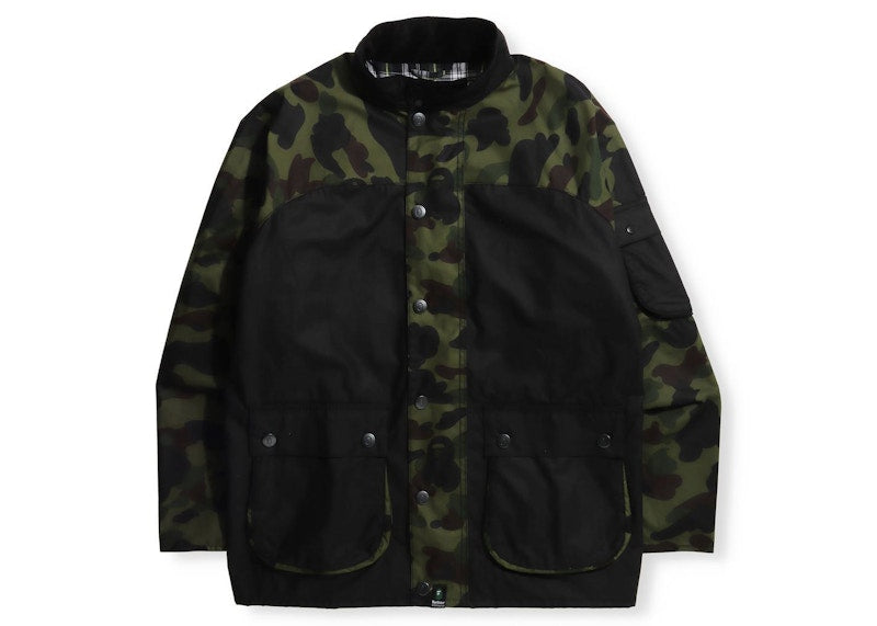 BAPE x Barbour 1st Camo International Rain Jacket Green