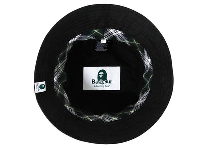 BAPE x Barbour Camo Bucket Hat Green