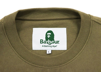 BAPE x Barbour Crewneck Green
