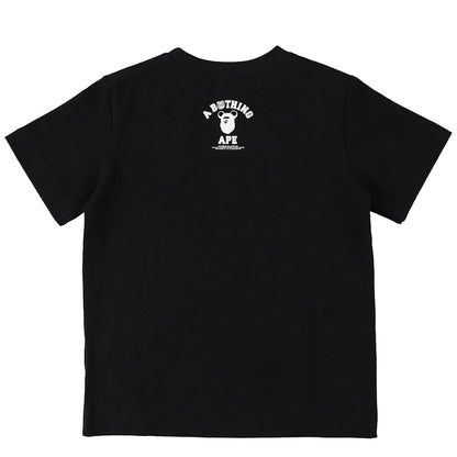 BAPE x Bearbrick Camo Bear College Kids Tee Black