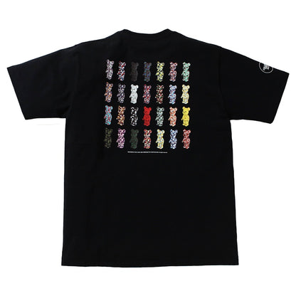 BAPE x Bearbrick Camo Bear Tee Black