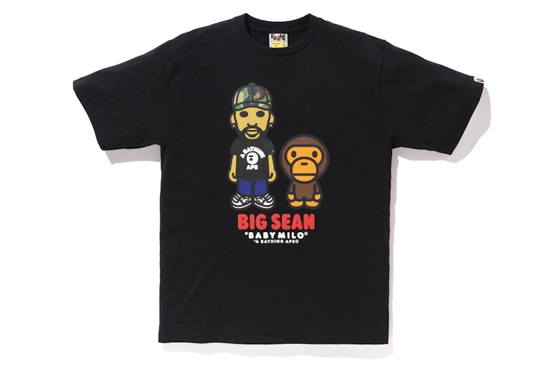 BAPE x Big Sean Baby Milo Tee Black