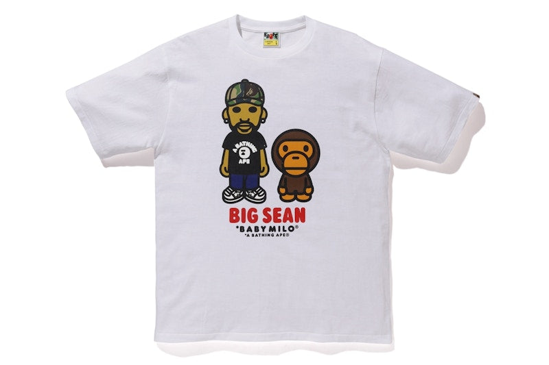 BAPE x Big Sean Baby Milo Tee White