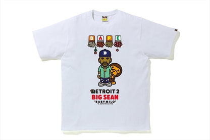 BAPE x Big Sean Detroit 2 Baby Milo Tee White