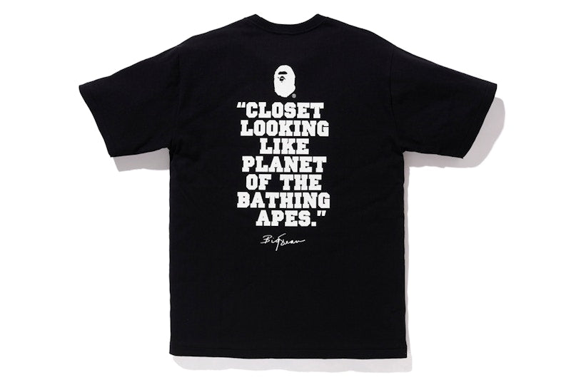BAPE x Big Sean Swarovski Ape Head Tee Black