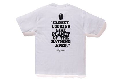 BAPE x Big Sean Swarovski Ape Head Tee White