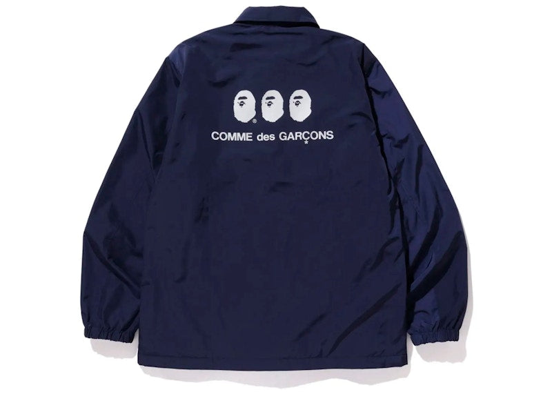 BAPE x CDG Osaka Coach Jacket Navy