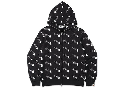 BAPE x CDG Osaka Full Zip Hoodie (SS21) Black