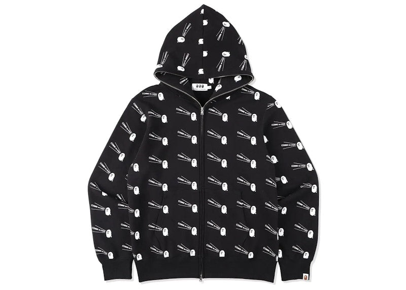 BAPE x CDG Osaka Full Zip Hoodie (SS21) Black