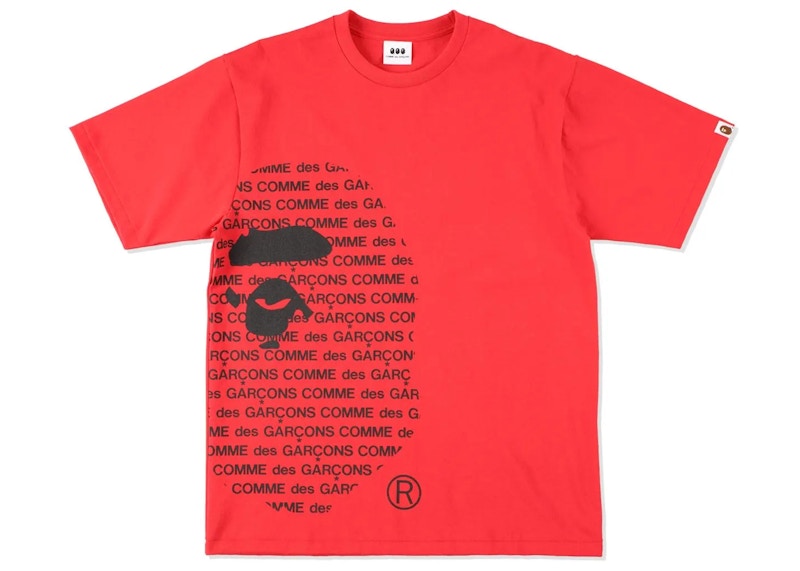 BAPE x CDG Osaka Two Tee Red