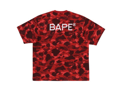 BAPE x CLOT Camo T-Shirt Red