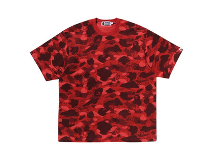 BAPE x CLOT Camo T-Shirt Red