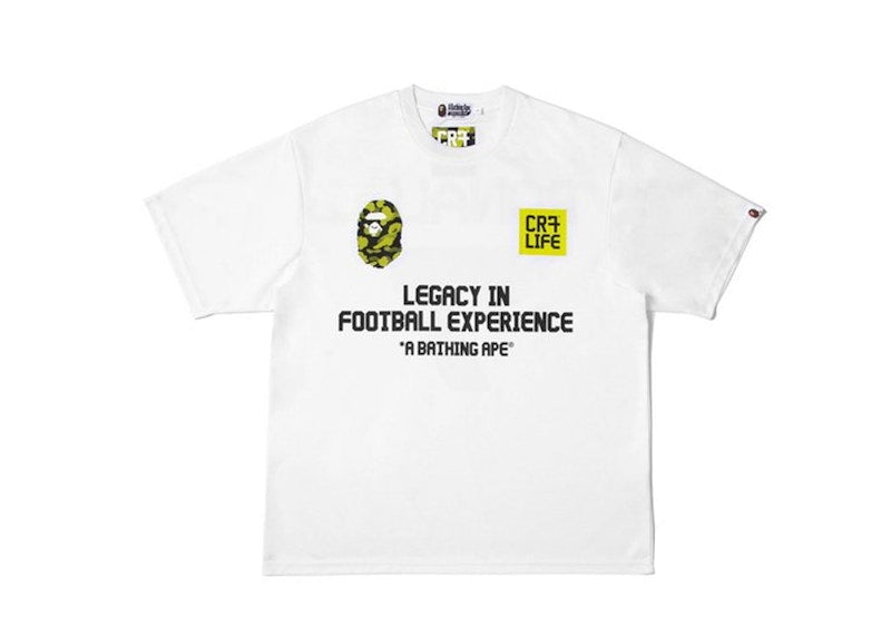 BAPE x CR7Life Ronaldo 7 T-shirt White