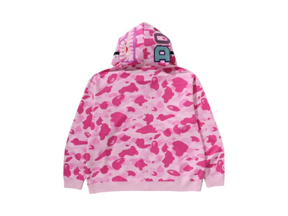 BAPE x Cactus Jack x Don Toliver Faux Fur Shark Zip Hoodie Pink