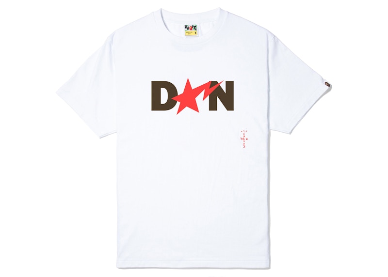 BAPE x Cactus Jack x Don Toliver II Tee White