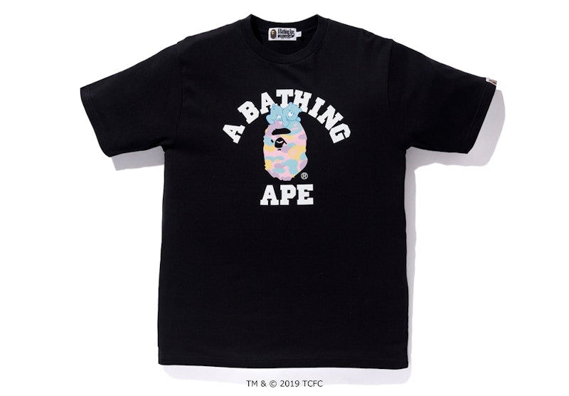 BAPE x Care Bears College Tee Black
